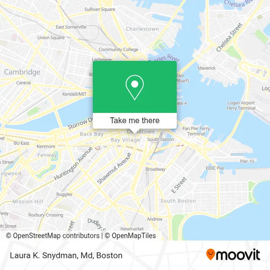 Laura K. Snydman, Md map