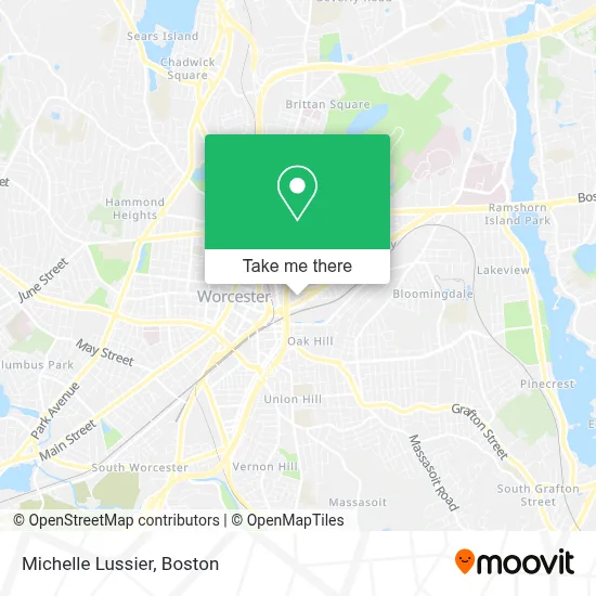 Michelle Lussier map