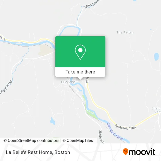 La Belle's Rest Home map