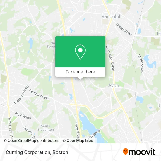 Cuming Corporation map