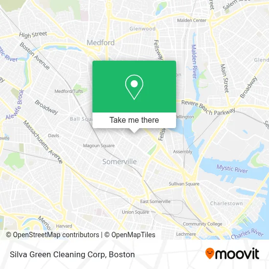 Silva Green Cleaning Corp map