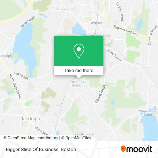 Bigger Slice Of Business map