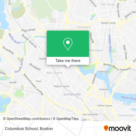 Columbus School map