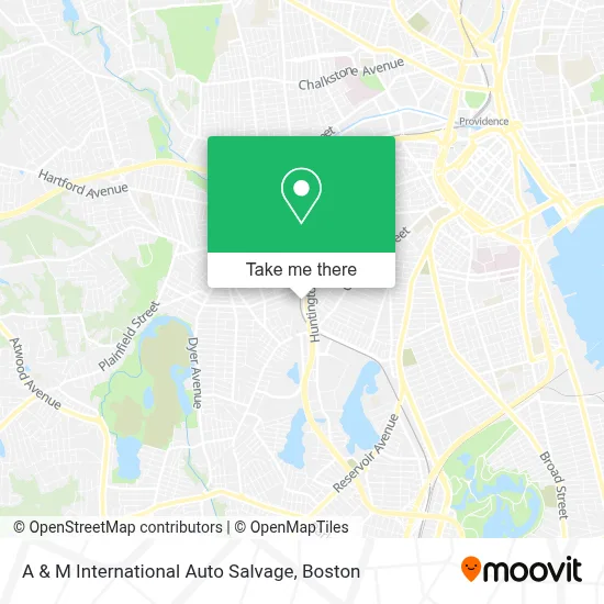A & M International Auto Salvage map