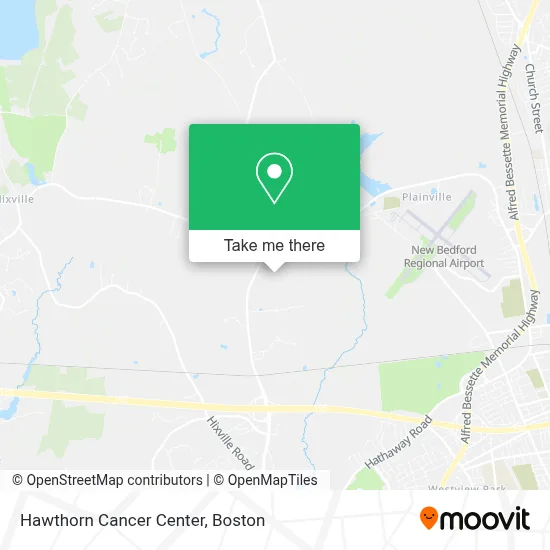 Hawthorn Cancer Center map
