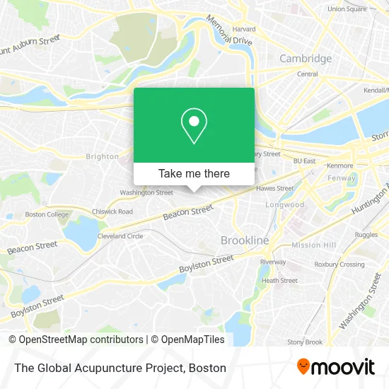 The Global Acupuncture Project map