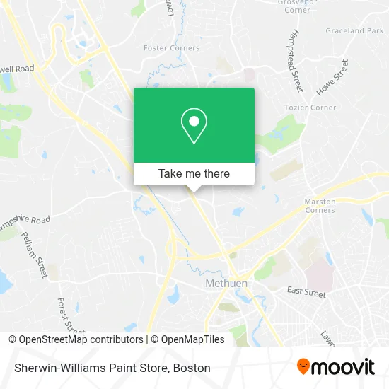 Sherwin-Williams Paint Store map