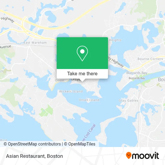 Asian Restaurant map