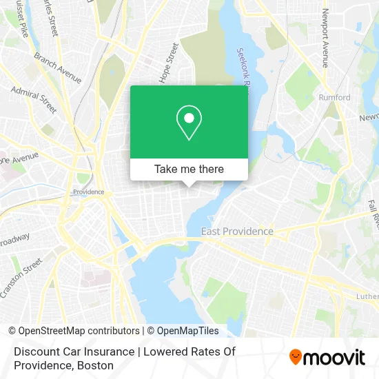 Discount Car Insurance | Lowered Rates Of Providence map