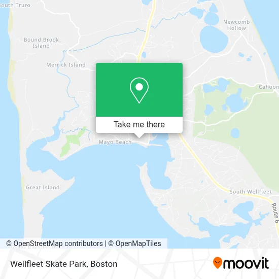 Wellfleet Skate Park map