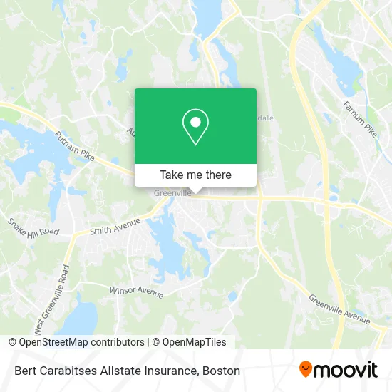 Bert Carabitses Allstate Insurance map