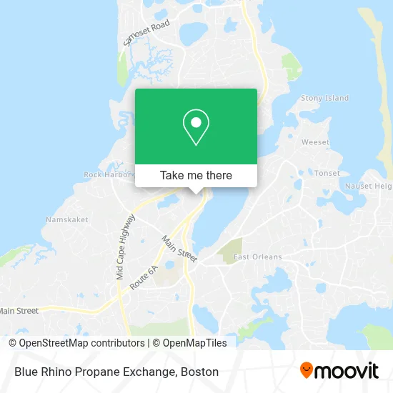 Blue Rhino Propane Exchange map