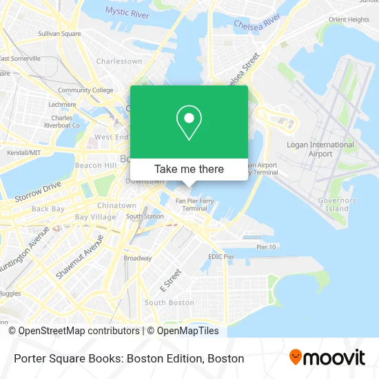 Porter Square Books: Boston Edition map