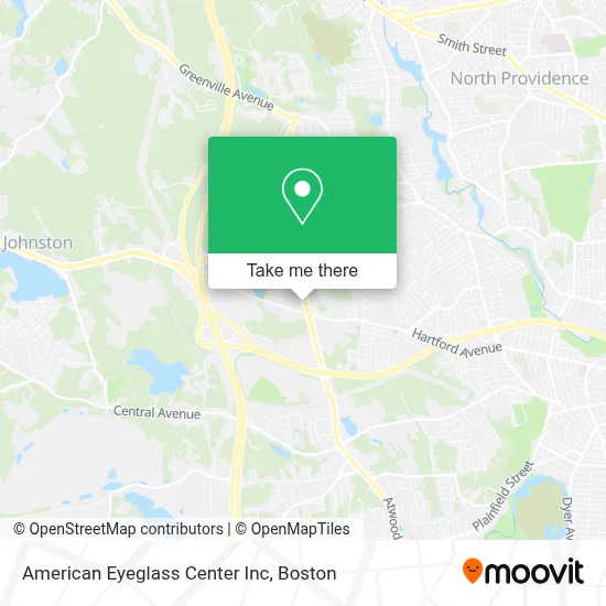 American Eyeglass Center Inc map