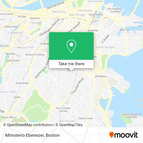 Ministerio Ebenezer map