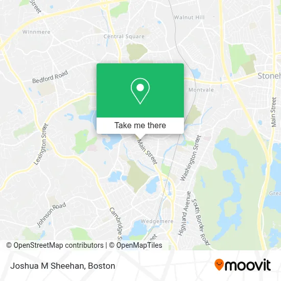 Joshua M Sheehan map