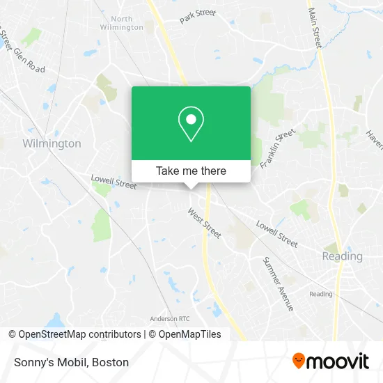 Sonny's Mobil map