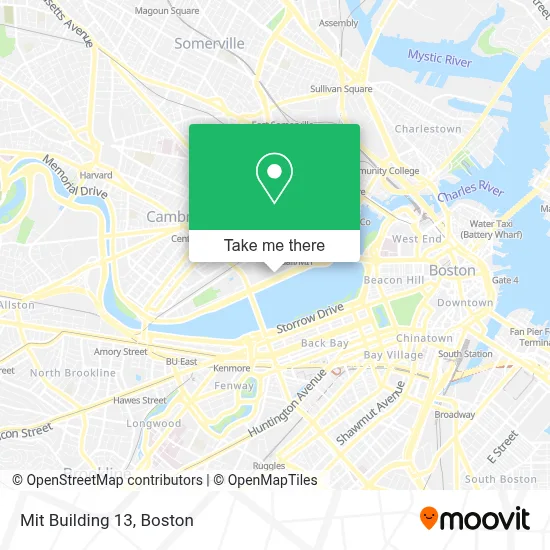 Mit Building 13 map