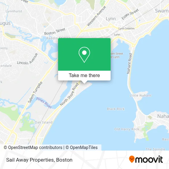 Sail Away Properties map