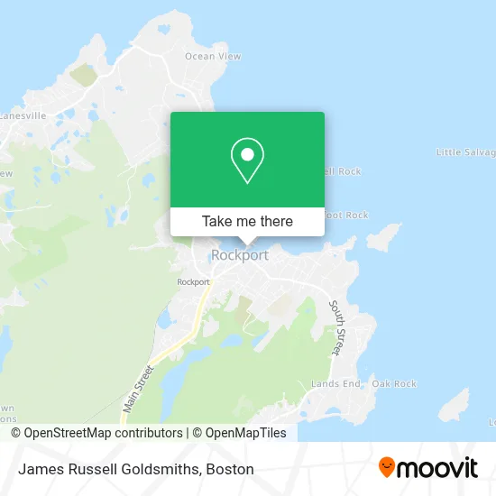 James Russell Goldsmiths map
