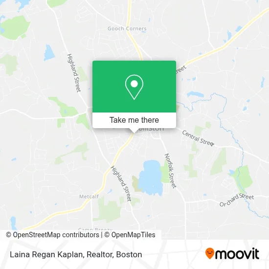 Laina Regan Kaplan, Realtor map