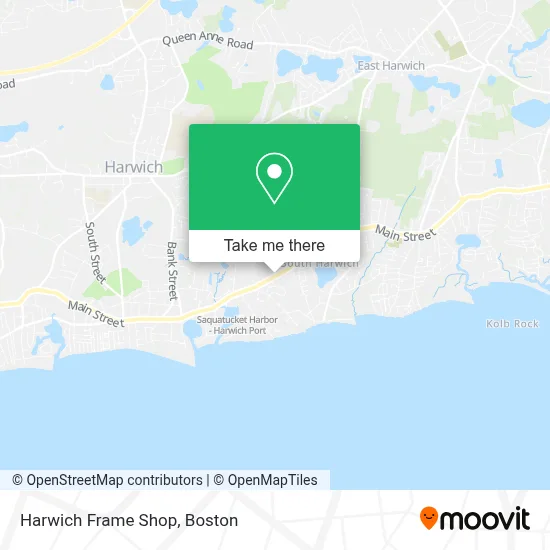 Harwich Frame Shop map