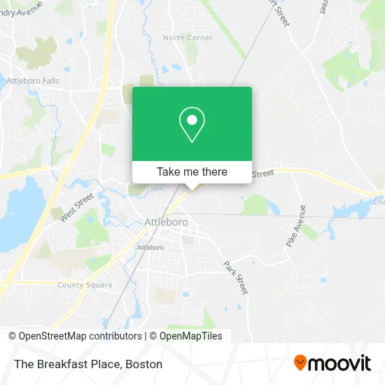The Breakfast Place map