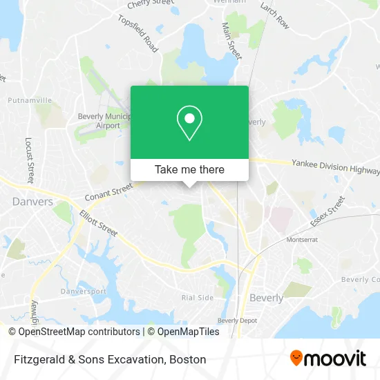 Fitzgerald & Sons Excavation map