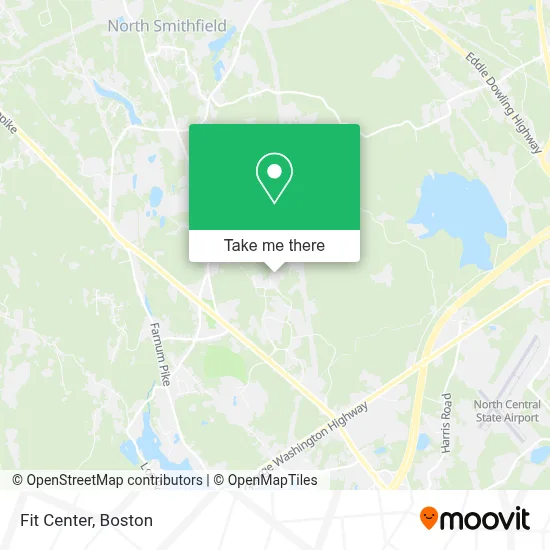 Fit Center map