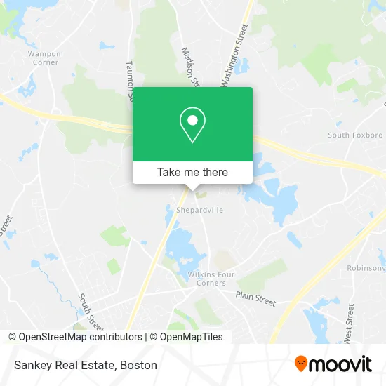 Sankey Real Estate map