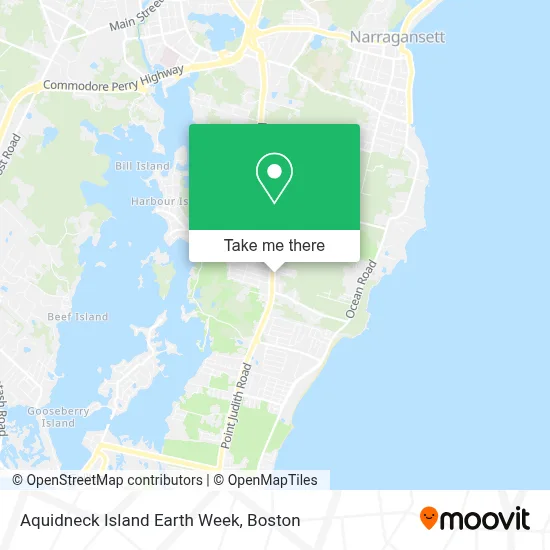 Aquidneck Island Earth Week map