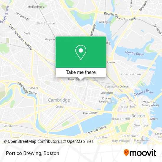 Portico Brewing map