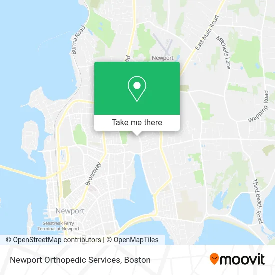 Newport Orthopedic Services map