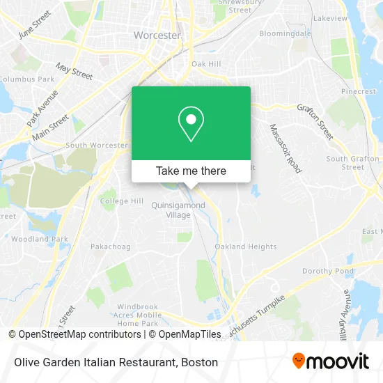 Olive Garden Italian Restaurant map