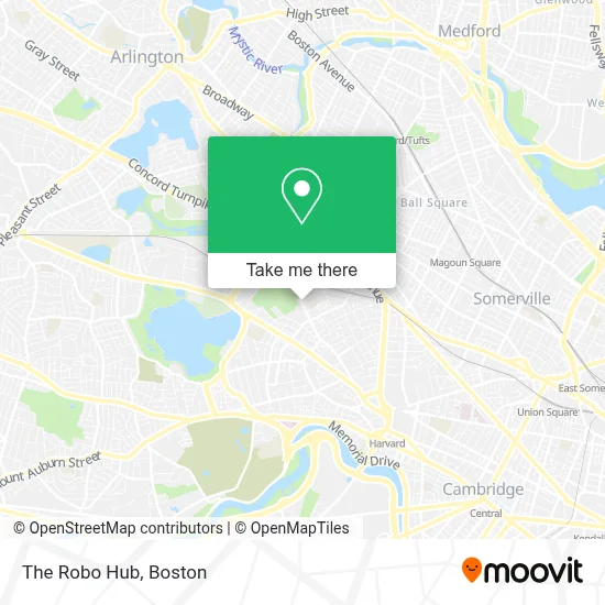 The Robo Hub map