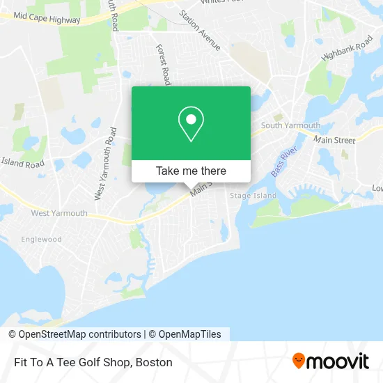 Fit To A Tee Golf Shop map