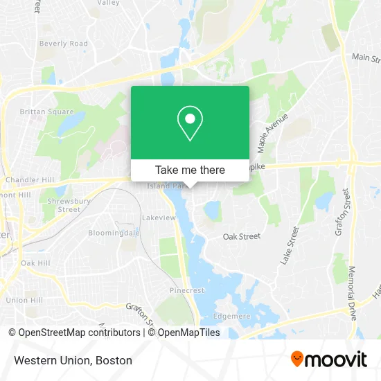 Western Union map