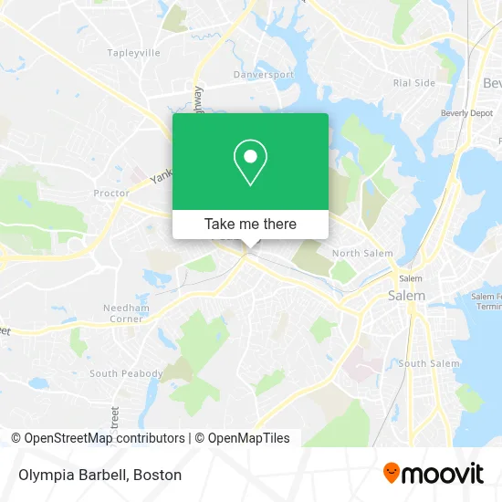 Olympia Barbell map