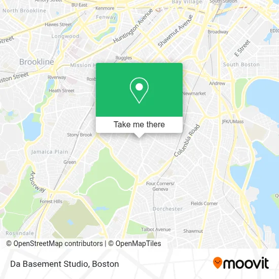 Da Basement Studio map