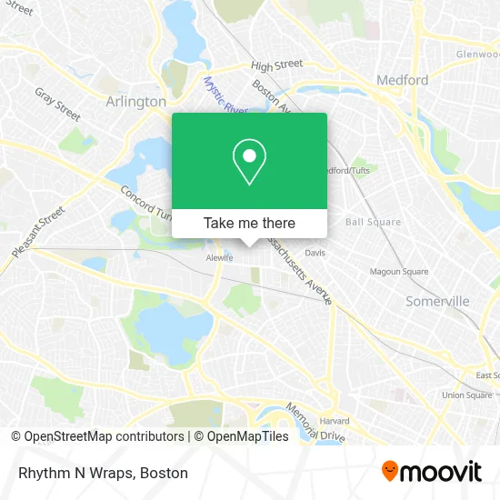 Rhythm N Wraps map