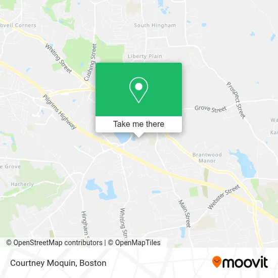 Courtney Moquin map