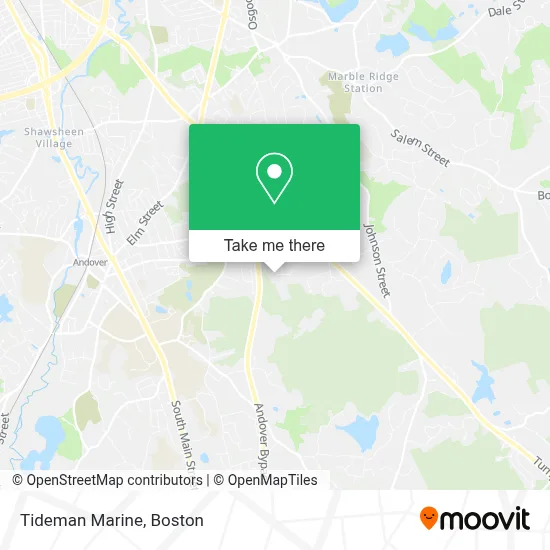 Tideman Marine map