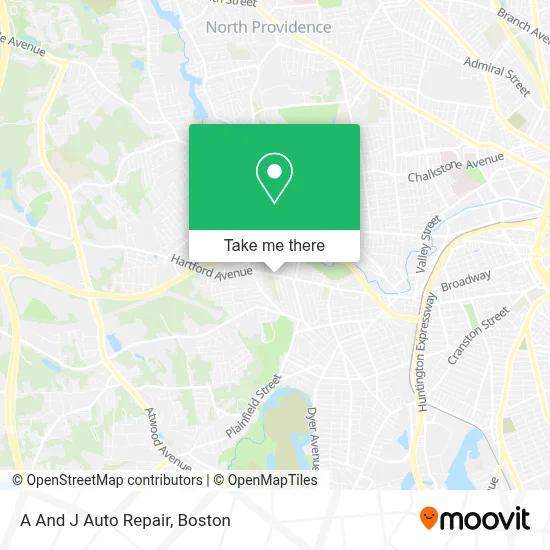 A And J Auto Repair map