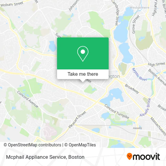 Mcphail Appliance Service map