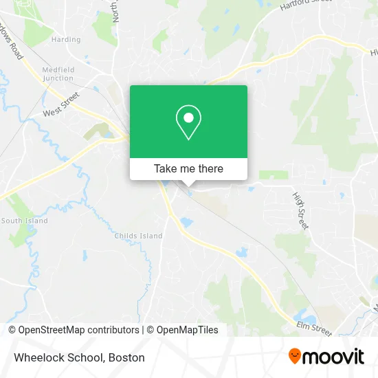 Wheelock School map