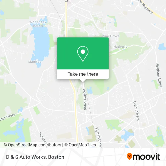 D & S Auto Works map