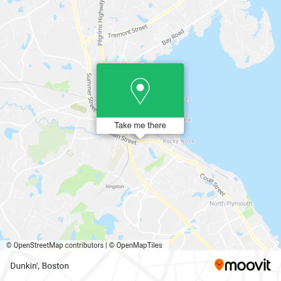 Dunkin' map