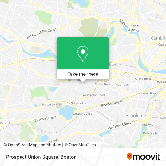 Prospect Union Square map