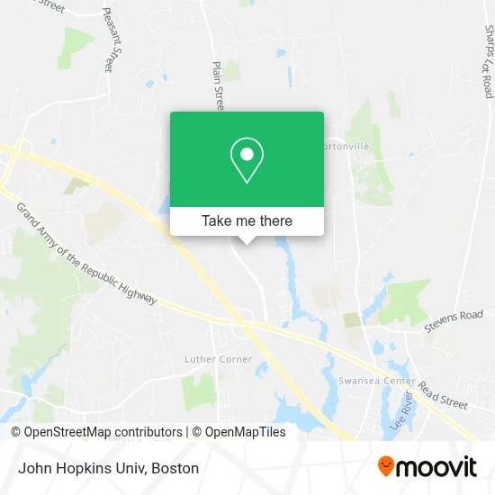 John Hopkins Univ map