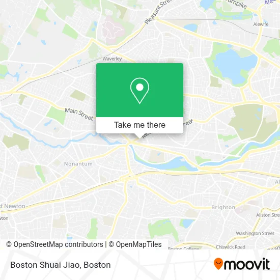 Boston Shuai Jiao map
